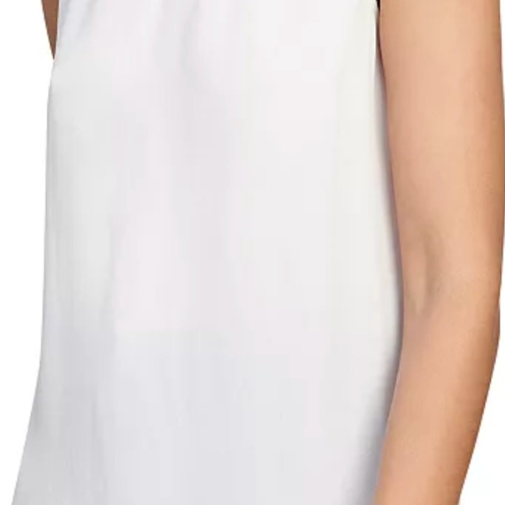 Reiss white scalloped sleeveless shirt size US 8 NWT